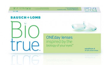Bausch + Lomb Biotrue ONEday lenses US$28