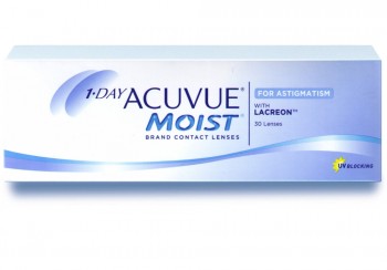 ACUVUE 1 DAY MOIST for ASTIGMATISM US$32