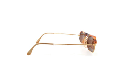 New Authentic Luigi Batani 16130-033 80s Italy Vintage Gold Tortoise Sunglasses4