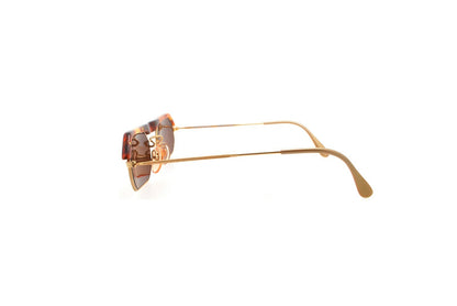 New Authentic Luigi Batani 16130-033 80s Italy Vintage Gold Tortoise Sunglasses3