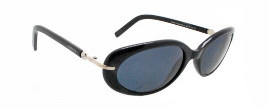 Rare New Faberge FB 508 /00 6054 Germany 23KT GP Swarovski Black Sunglasses NOS0