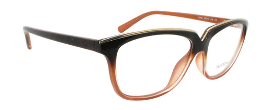 New Authentic Valentino V2628 216 Italy Brown Plastic Eyeglasses Frames Eyewear0