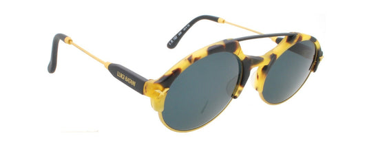 New Authentic Luigi Batani L.B. 152 039 Italy Vintage Amber Tortoise Sunglasses0