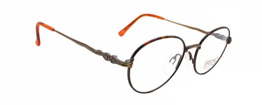 New Authentic SEIKO T031 320 Tortoise Bronze Japan Titanium Eyeglasses Frame NOB0