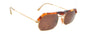 New Authentic Luigi Batani 16130-033 80s Italy Vintage Gold Tortoise Sunglasses0