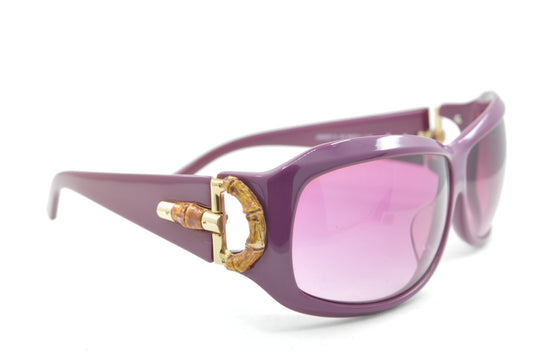 New Authentic Alain Delon AD5037 C. 33 90s Vintage Purple Plastic Sunglasses NOS0