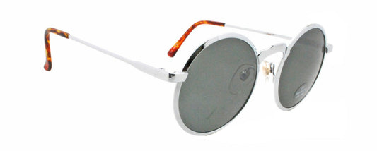 New Authentic The Beatles 304 C7 90s Apple Corps Japan Vintage Silver Sunglasses0