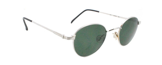 New Authentic Francois Pinton G 27 035 80s France Vintage Silver Oval Sunglasses0