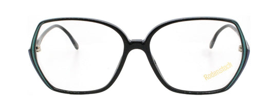 New Authentic Rodenstock Angelina 65.56 PA H 80s Vintage Black Eyeglasses Frame0
