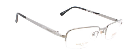 New Authentic SEIKO T710 643 Japan Silver Titanium Half Rim Eyeglasses Frames0