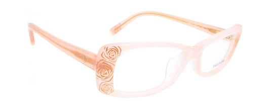 New Authentic Valentino V2610 610 Italy Pink Roses Plastic Eyeglasses Frames NOS0