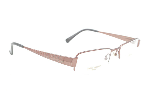 New Authentic SEIKO T725 B41 Bronze Japan Titanium Half Rim Eyeglasses Frames0