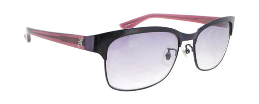 New Authentic agnes b. AB-1786 DL Purple Metal Rectangular Sunglasses Frames NOS0